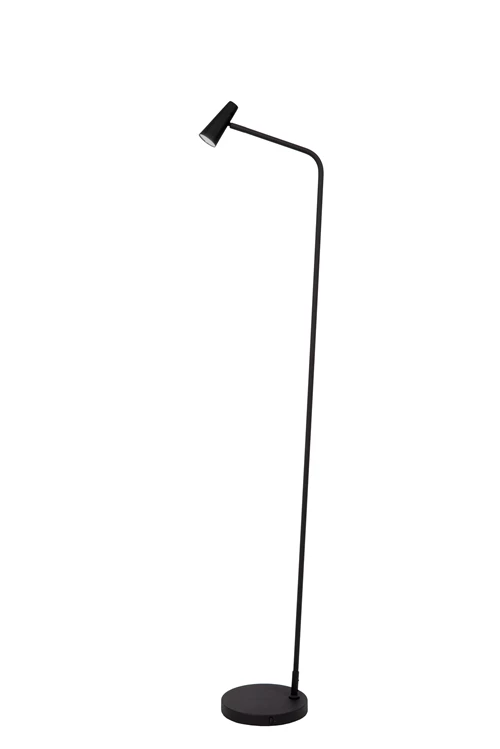 Lucide STIRLING - Rechargeable Floor lamp - Battery pack- LED 3 StepDim - 1x3W 2700K - Black - turned off